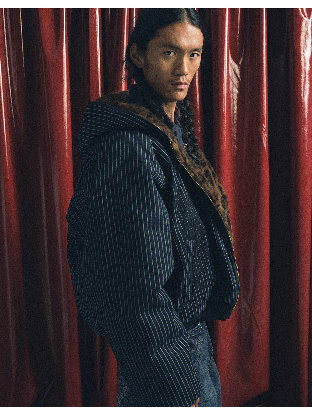 Leopard Print Lined Jacket