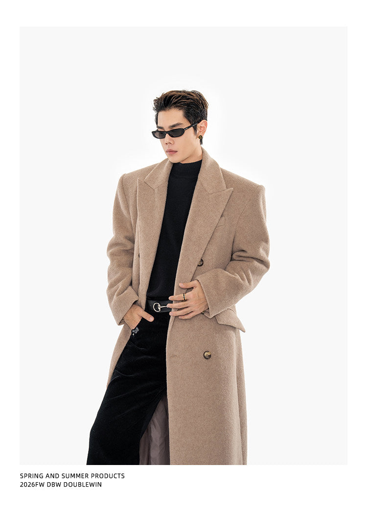Simple Wool Long Coat