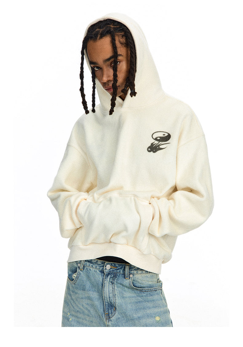 Printed Hooded Sweatshirt