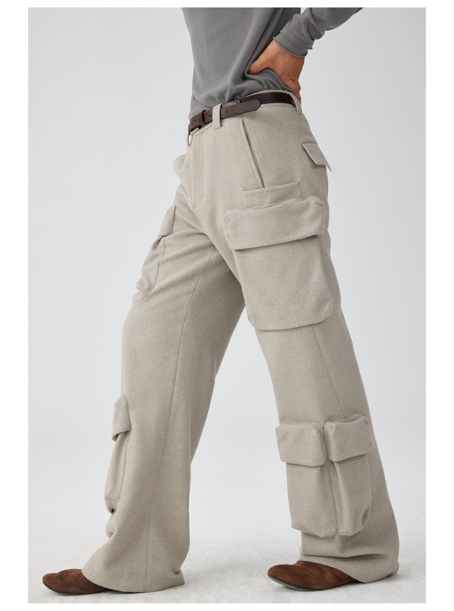 3D pocket cargo pants