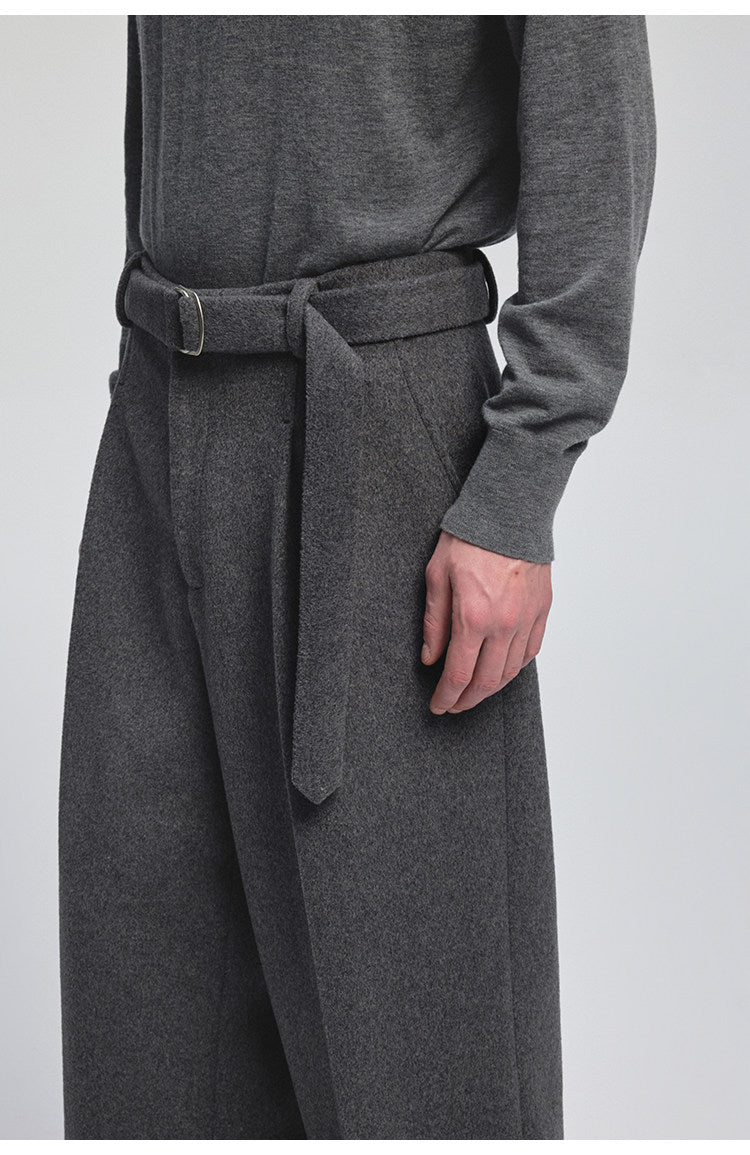 Adjustable Waistband Casual Pants