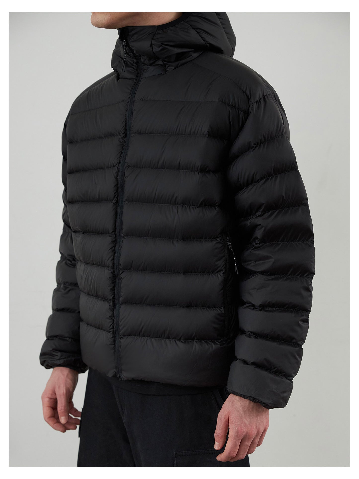 Lightweight Hooded Down Jacket