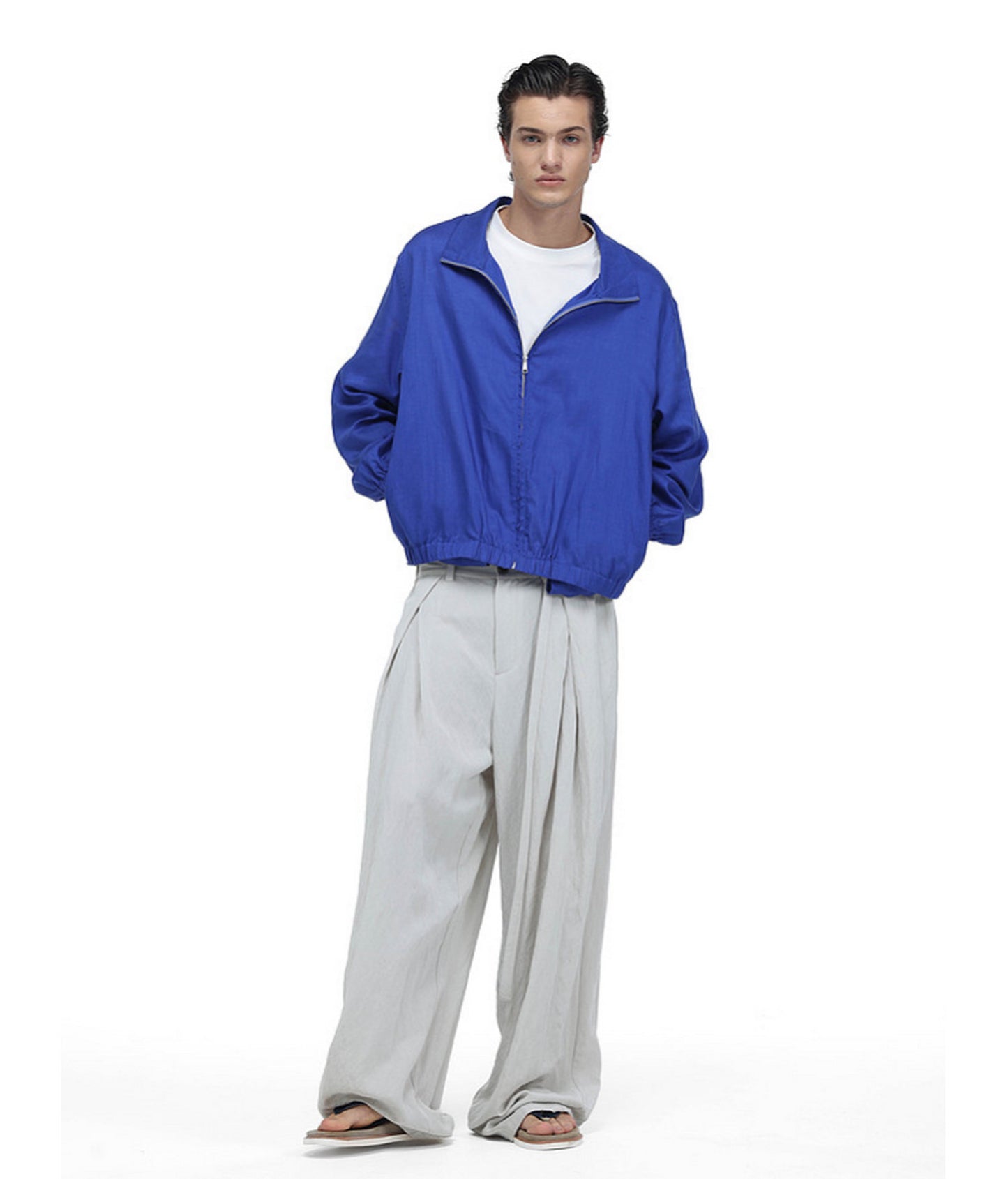 Lightweight Stand-Collar Casual Jacket
