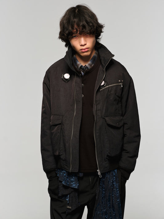 High-Neck Cotton Jacket