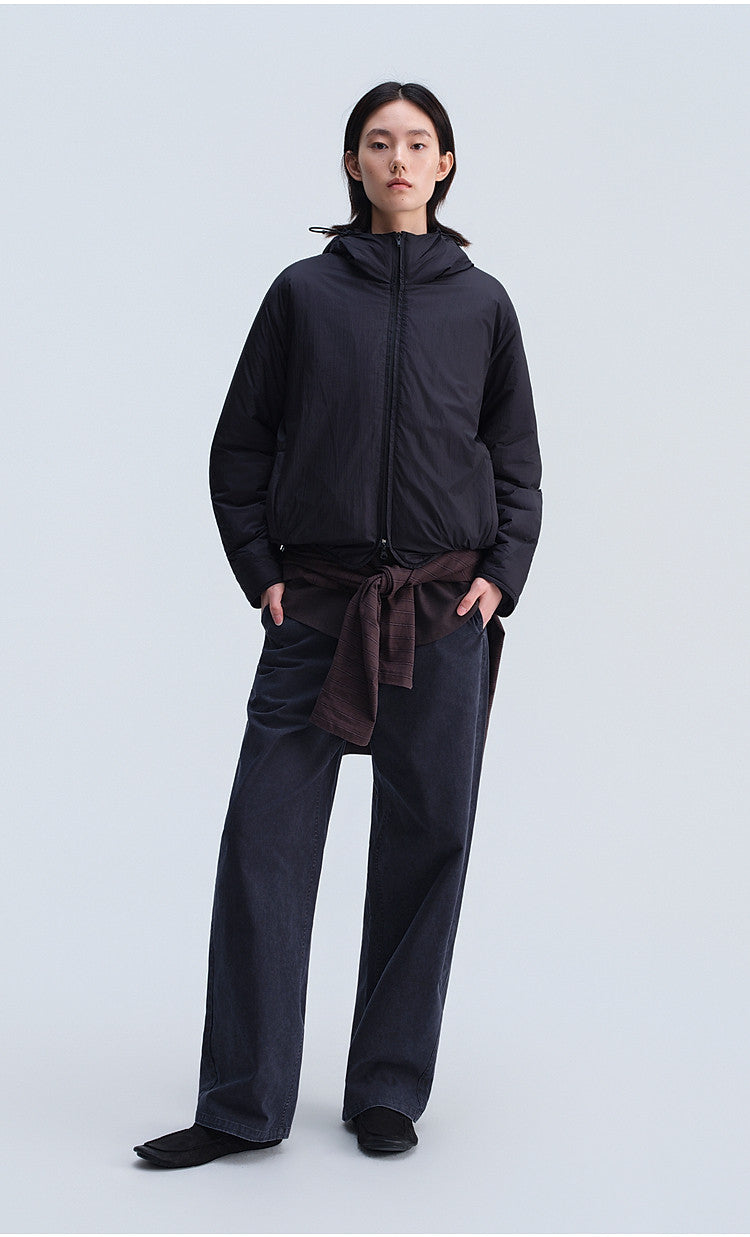 Relaxed-Fit French Workwear Casual Pants