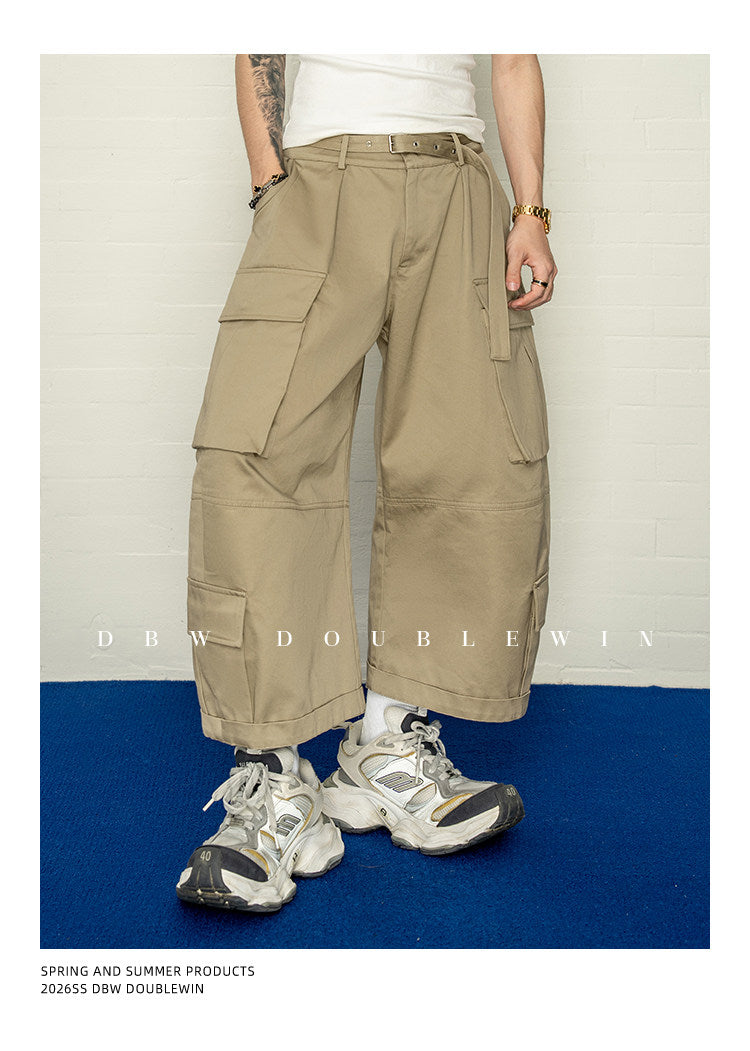 3D Silhouette Scimitar Cargo Pants