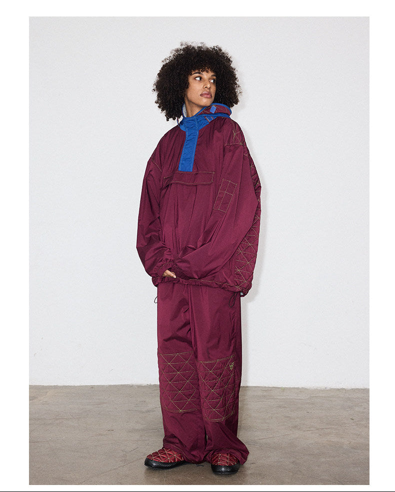 Windbreaker with zipper