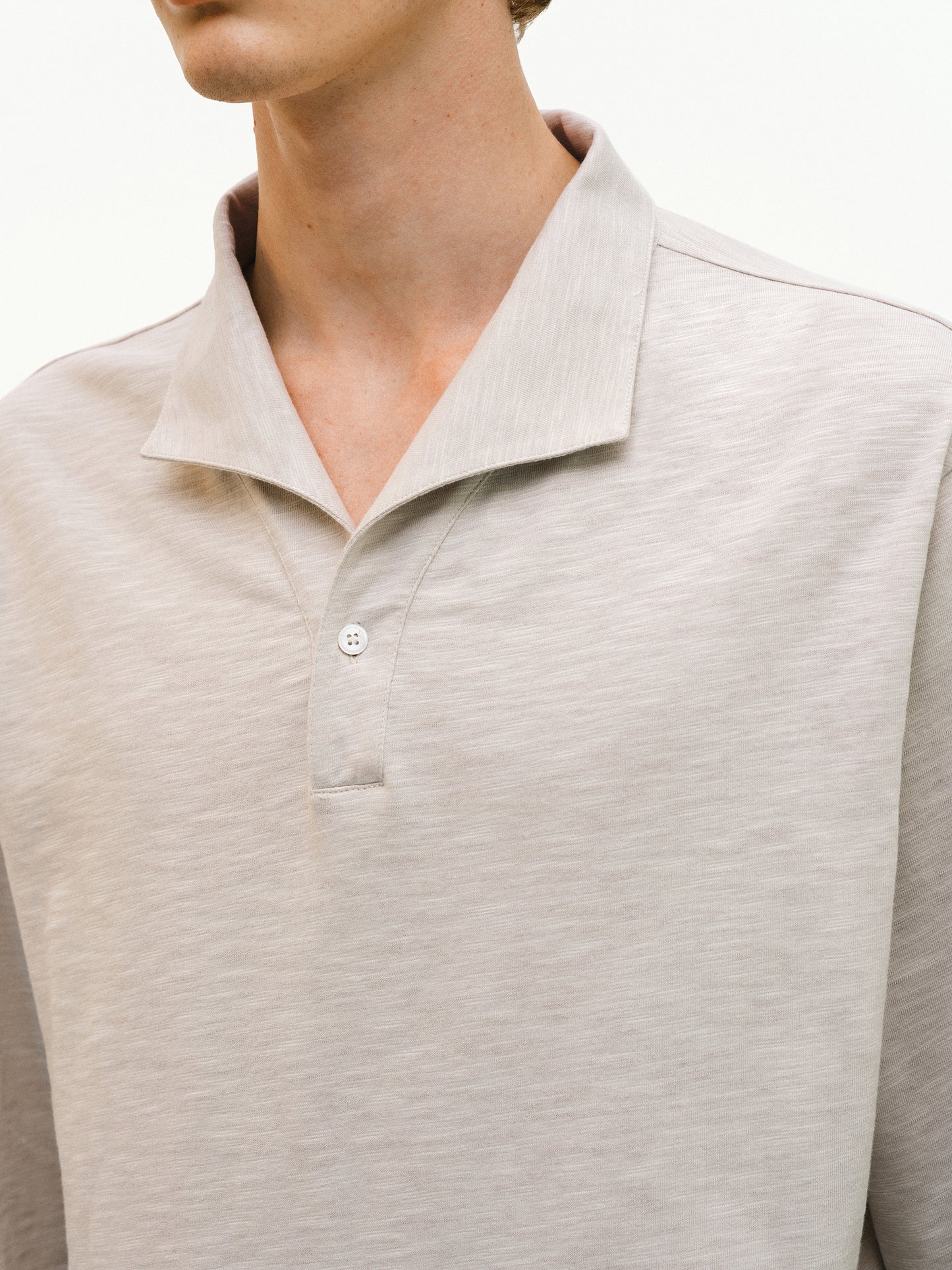 Bamboo Collar Polo Shirt