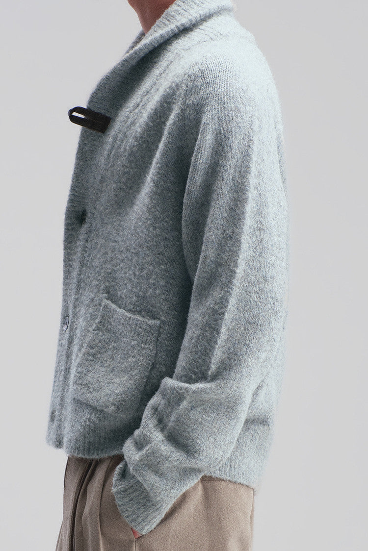 Loose-fitting Short Knit Cardigan