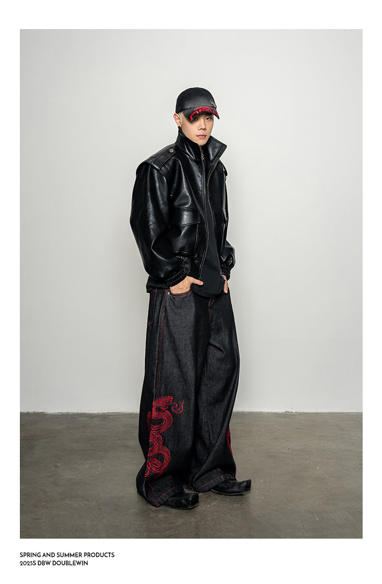 Embroidered Distressed Cap