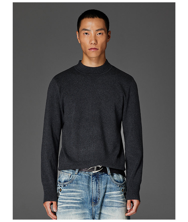 Half-High Collar Sweater