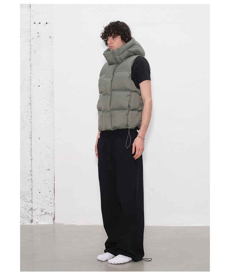 High-Fill Down Vest with Hood
