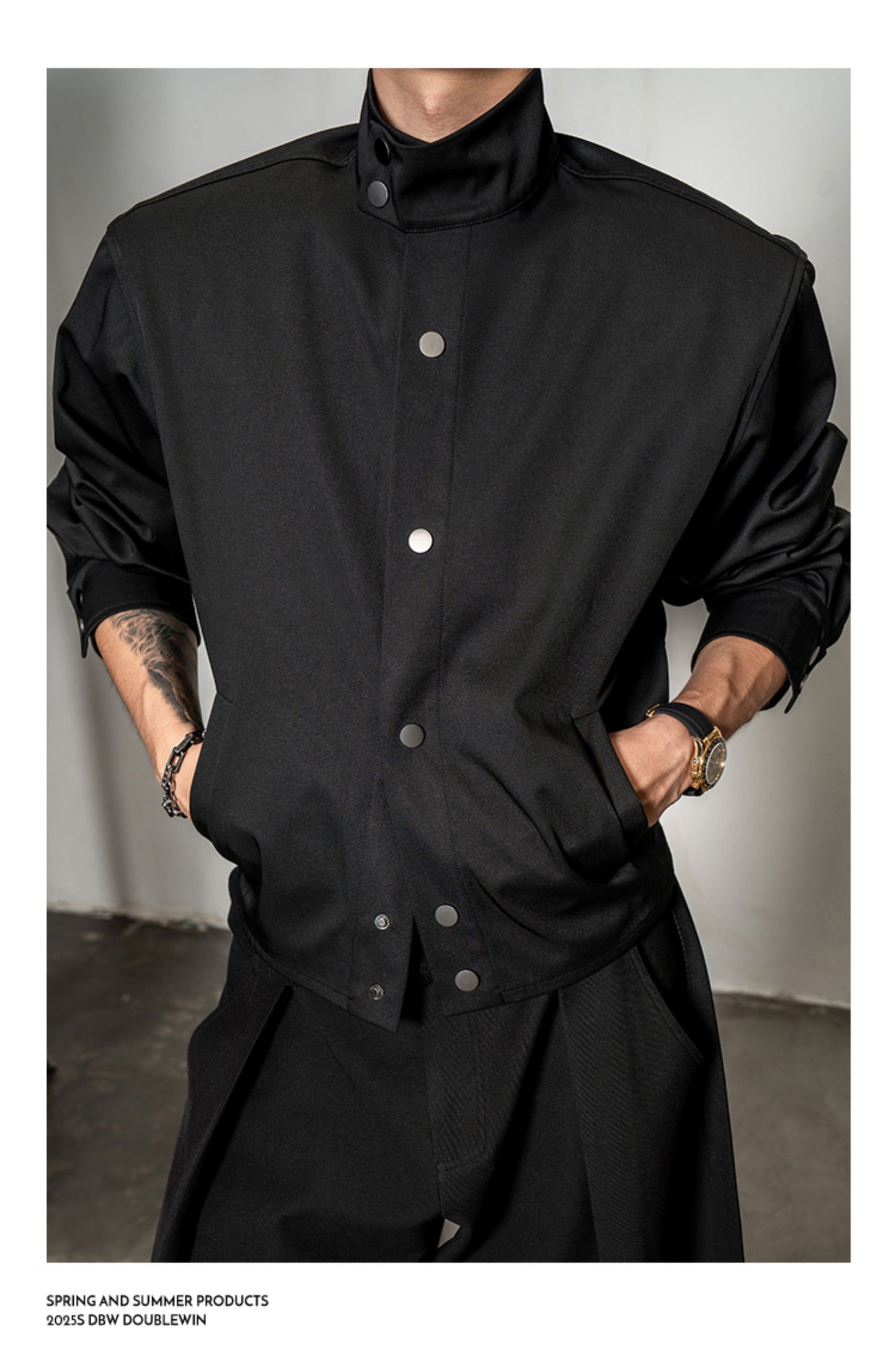 Straight-Waist Short Jacket