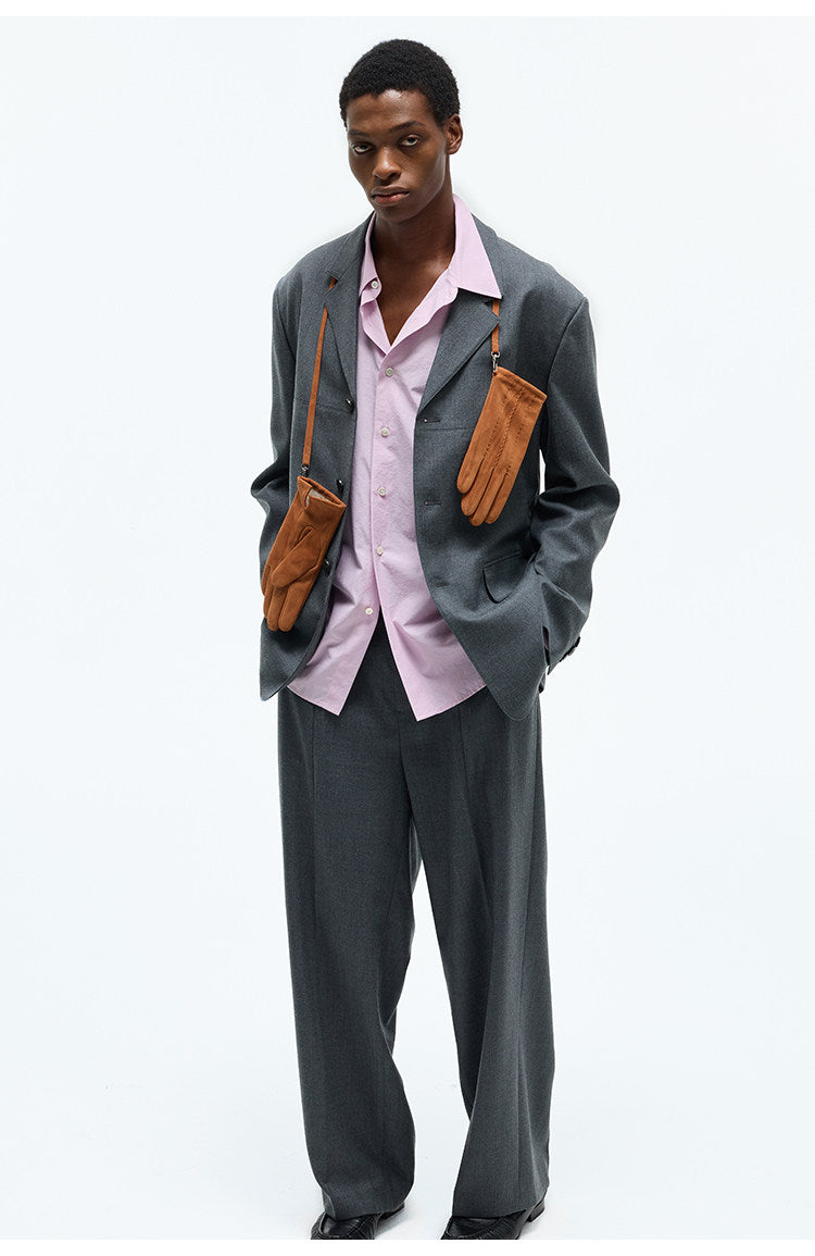 Notch Lapel Casual Jacket