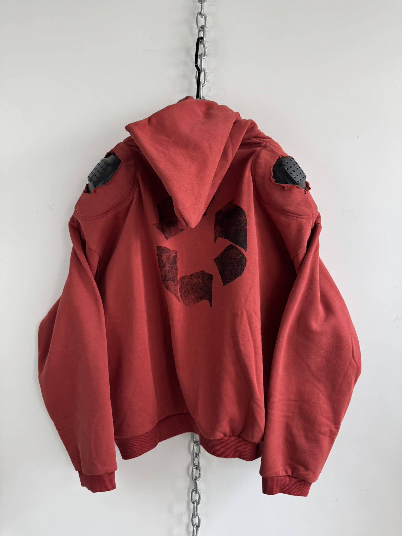 Padded Shoulder Sweatshirt