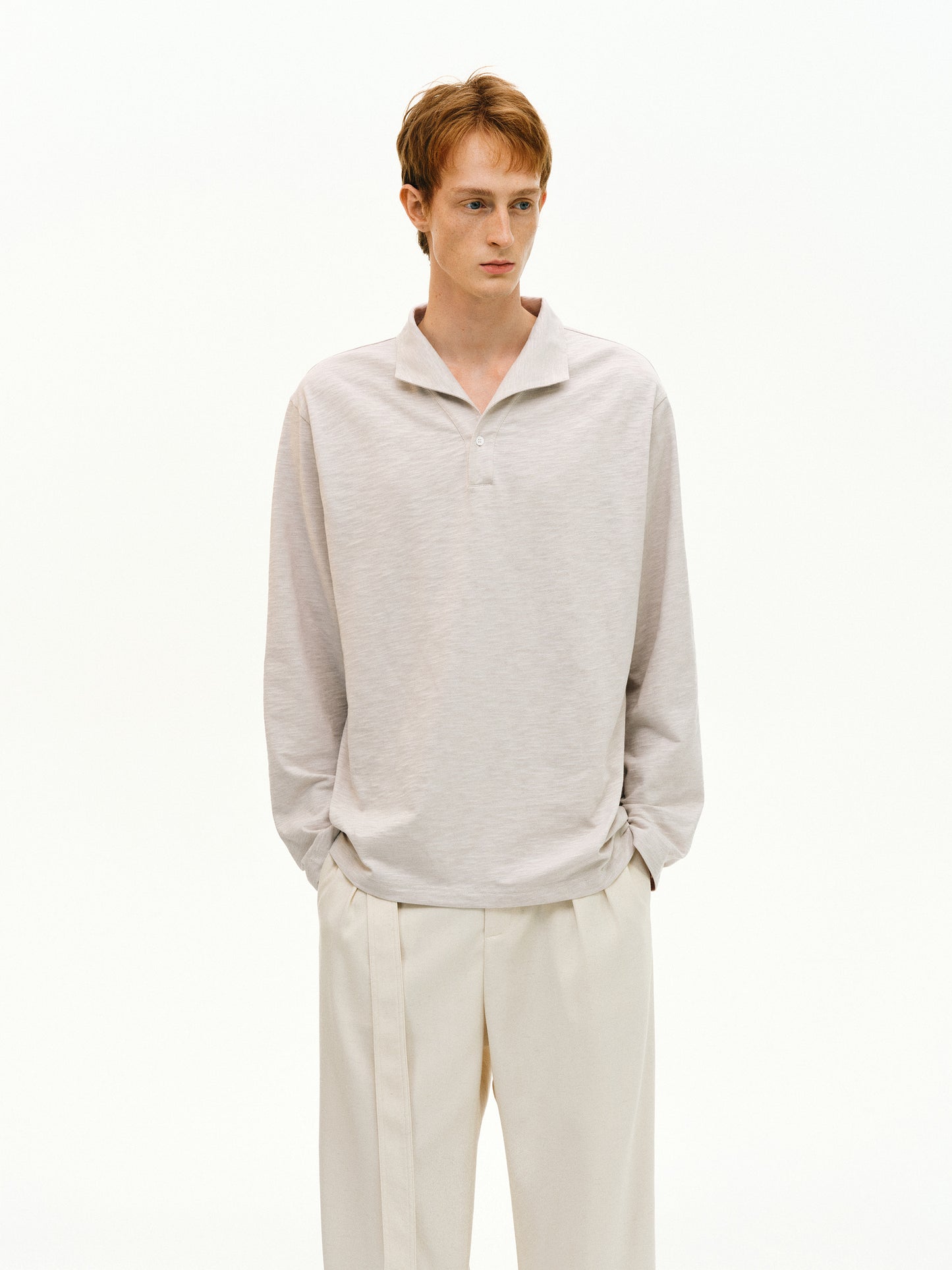 Bamboo Collar Polo Shirt