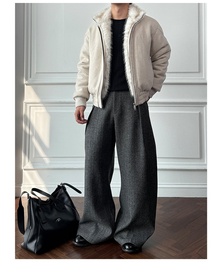 Distressed Wool Jacket