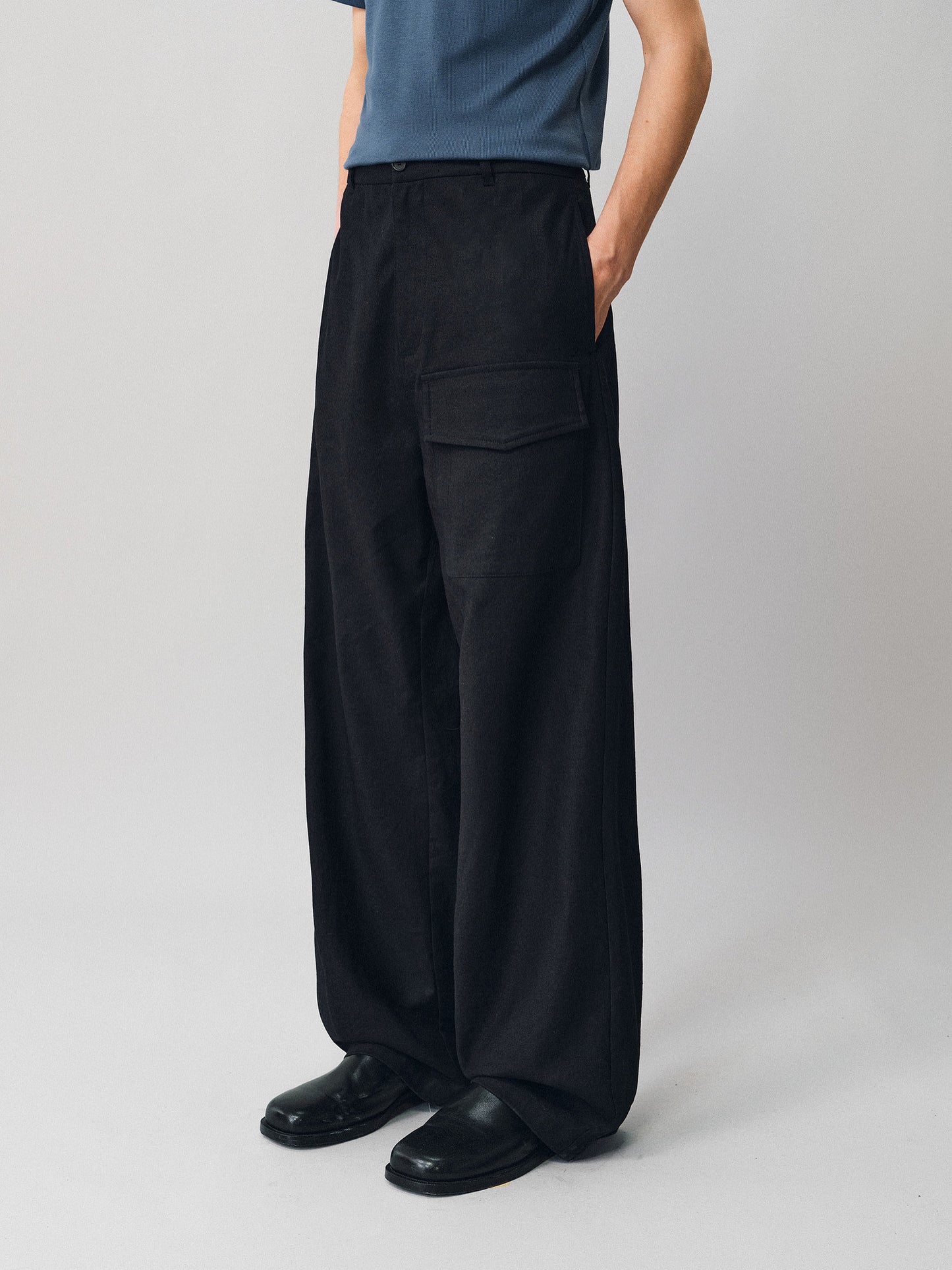 Work Pants with Patch Pockets