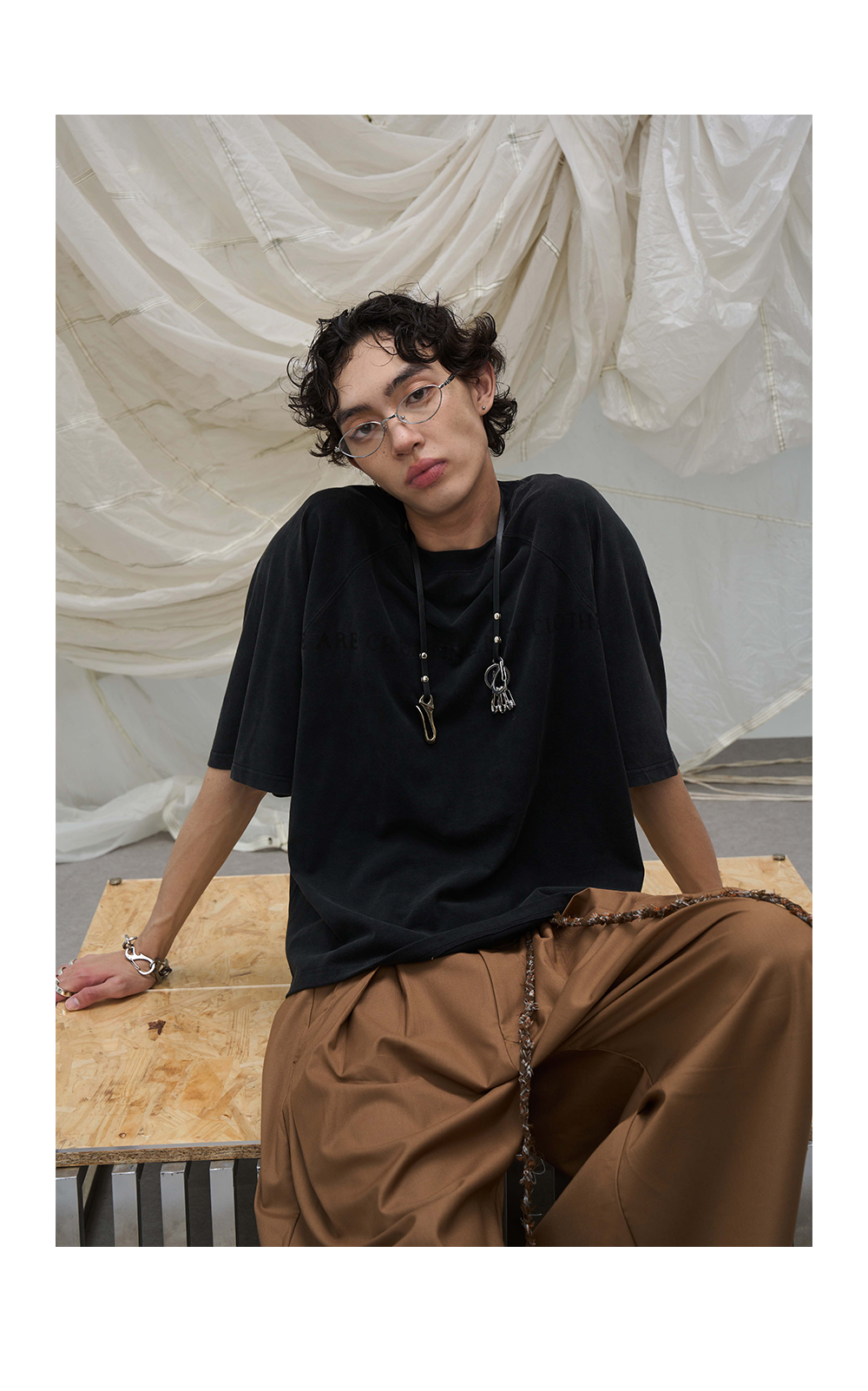 Cowhide Rope Necklace