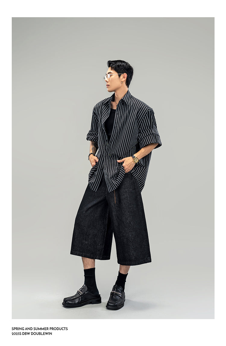 Breathable striped shirt