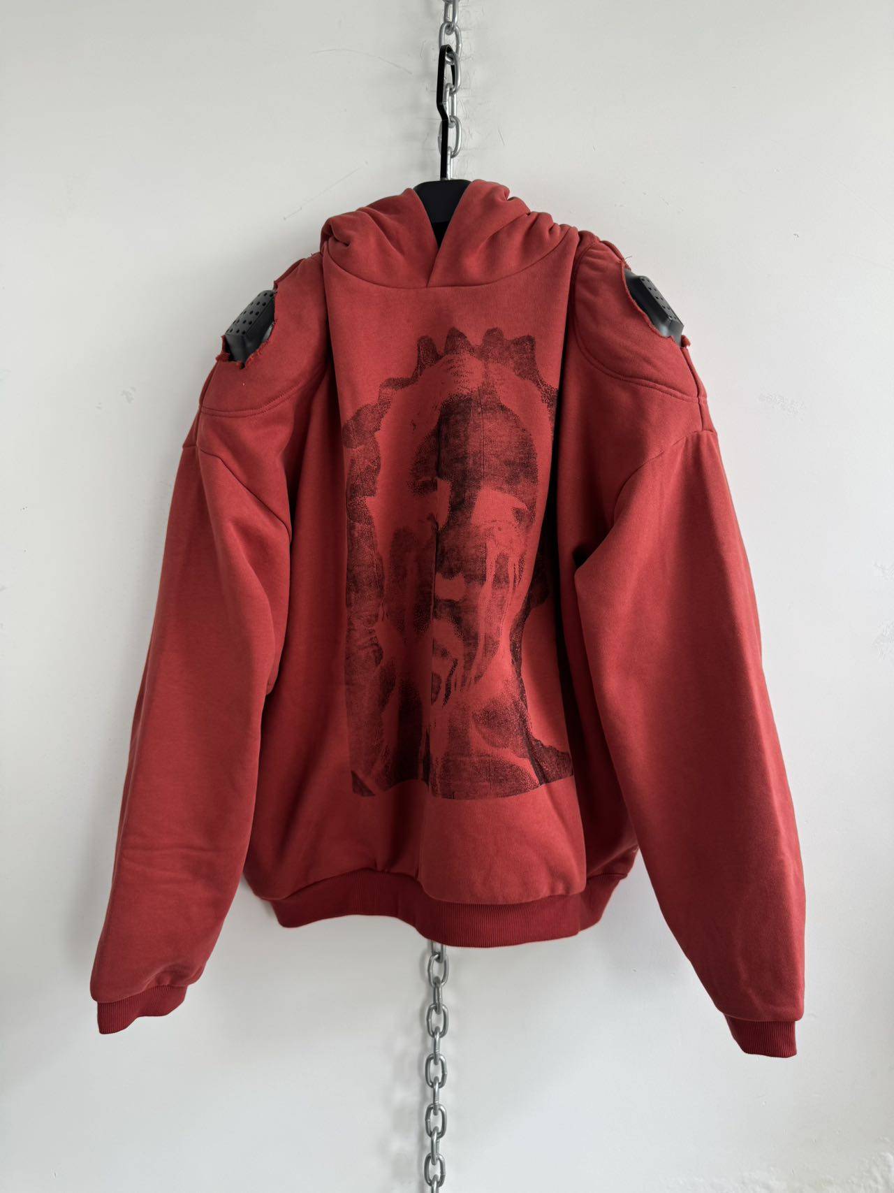 Padded Shoulder Sweatshirt