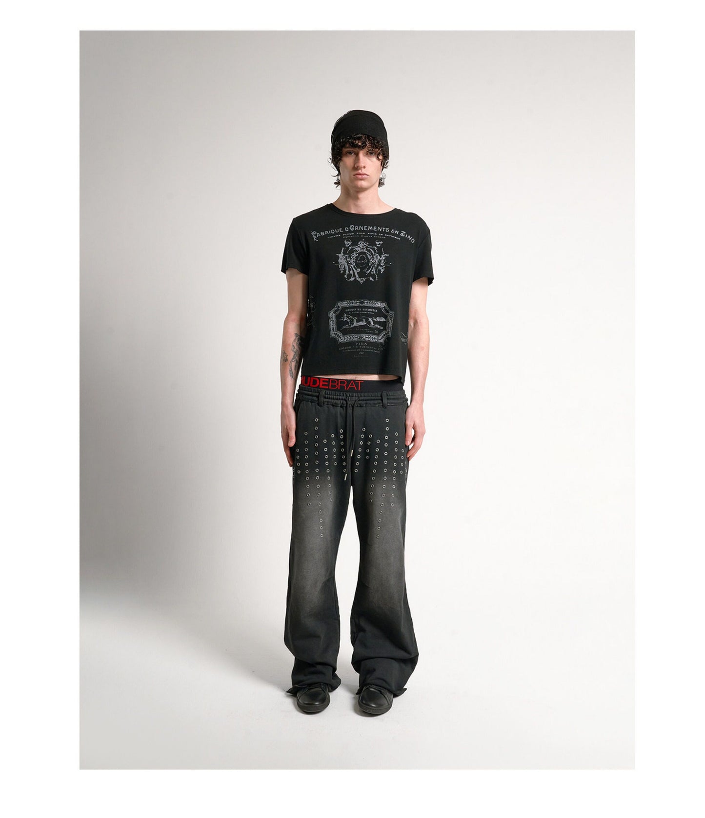 Stamp-Printed T-Shirt