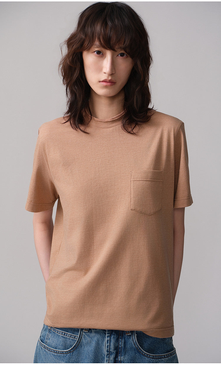 Pocket Round-Neck T-Shirt
