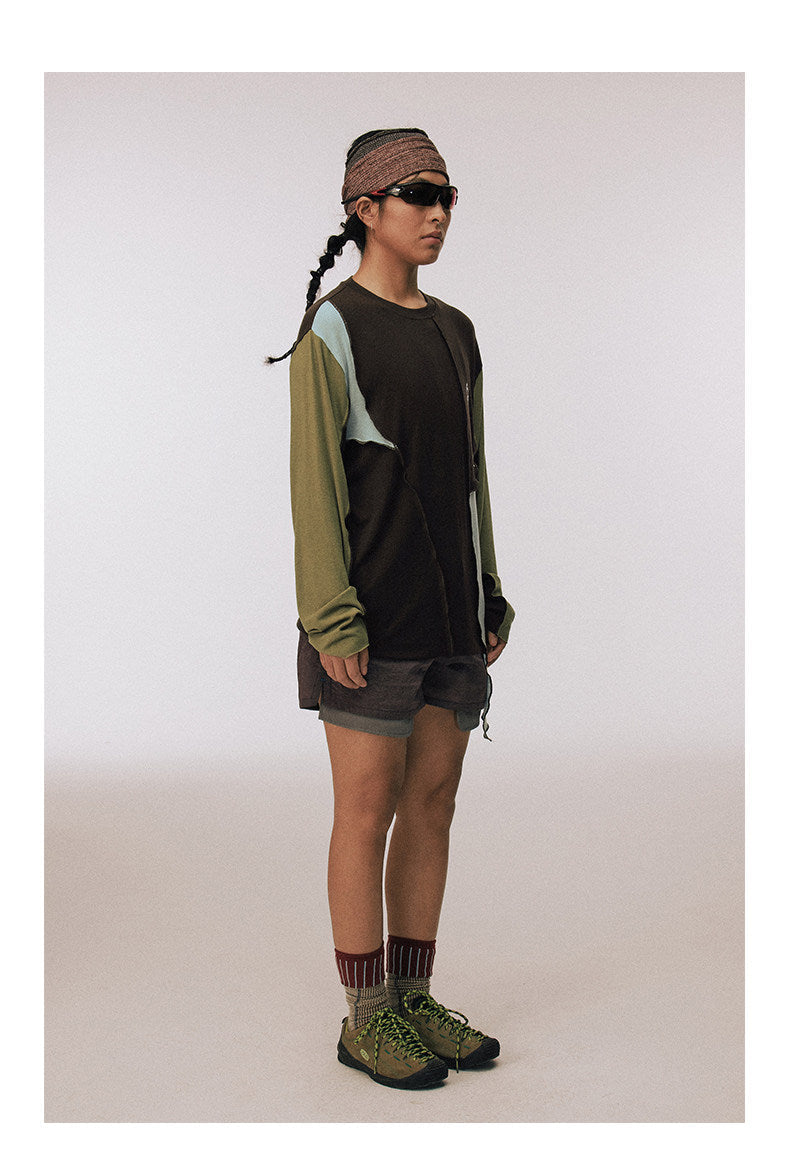 Flag-Print Running T-Shirt