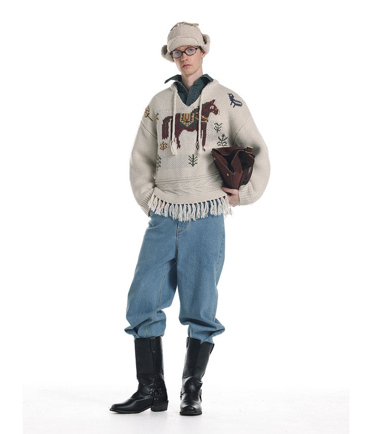 Retro Crewneck Sweater