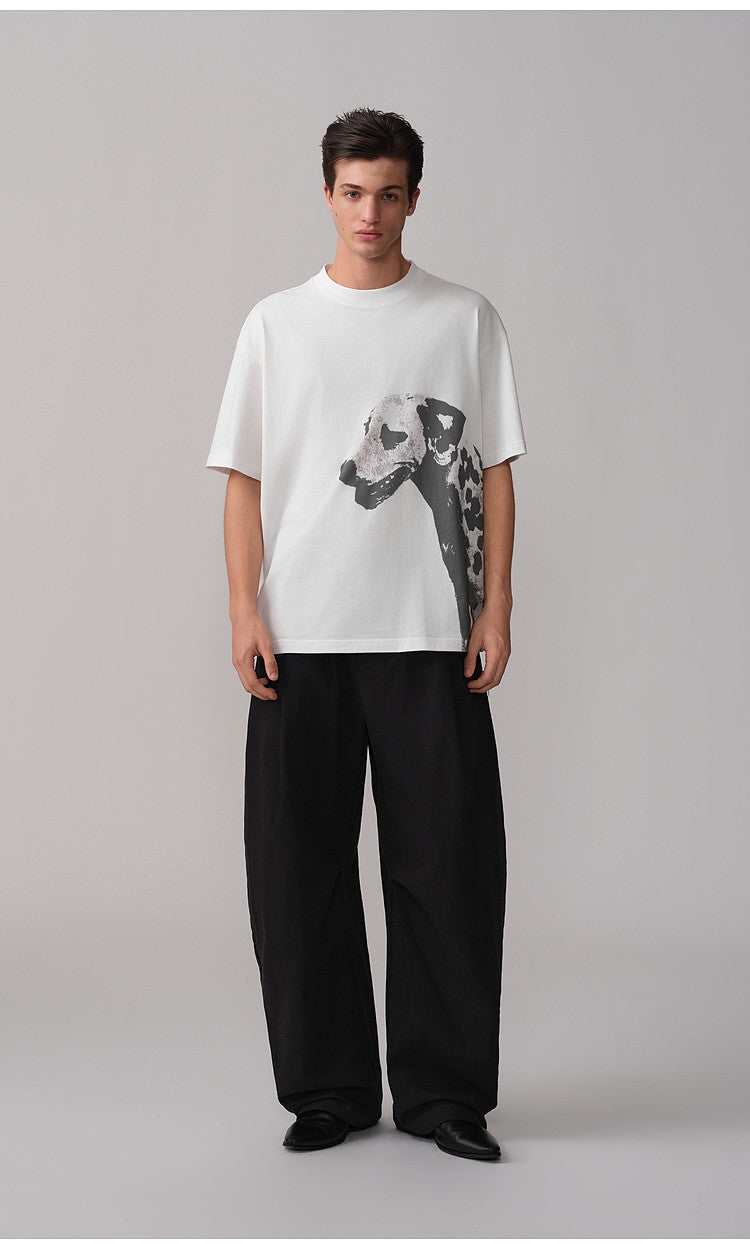 Simitara Pleated Elastic-Waist Casual Work Pants