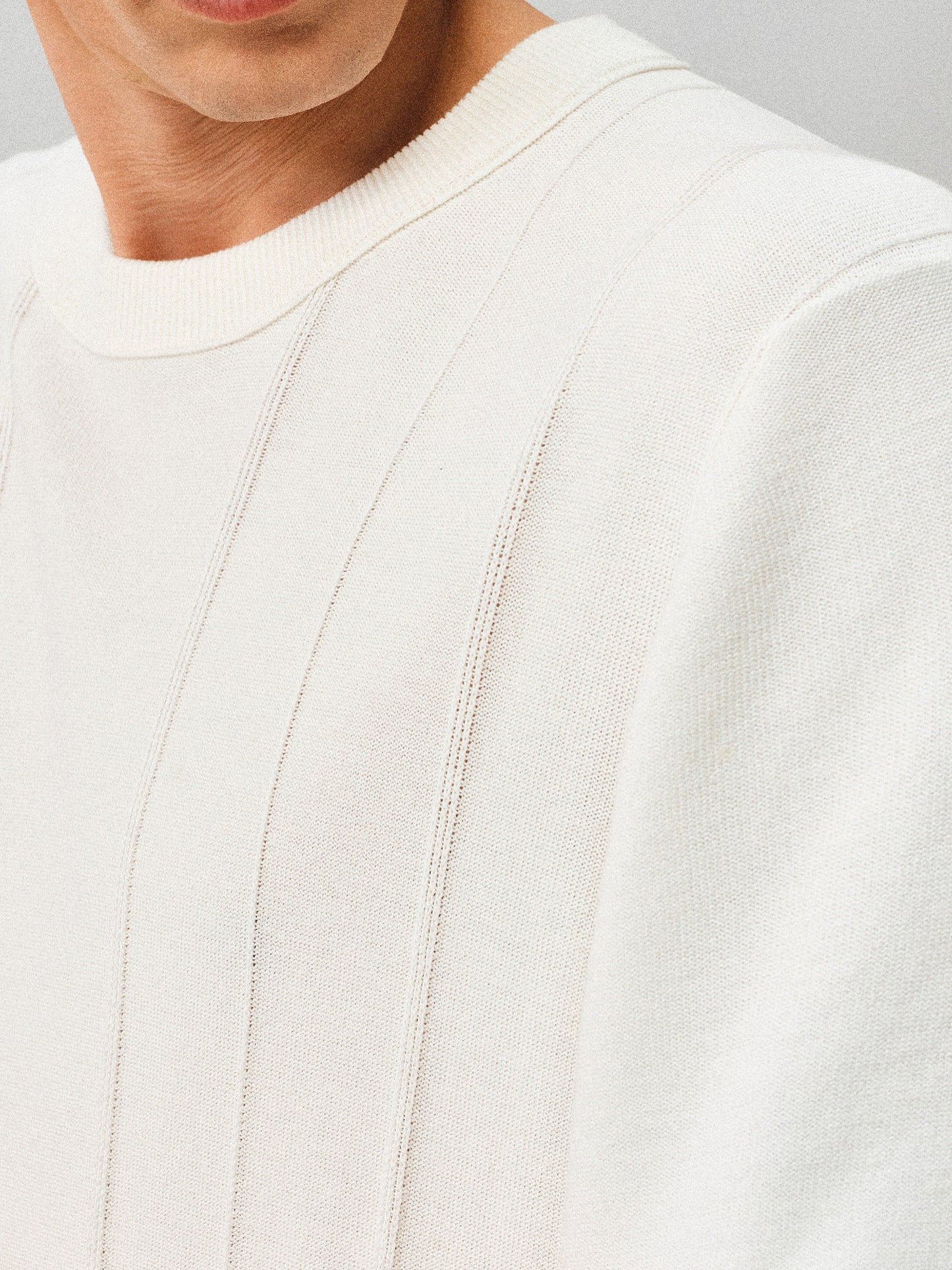 Tencel and Linen Blend Knit Shirt