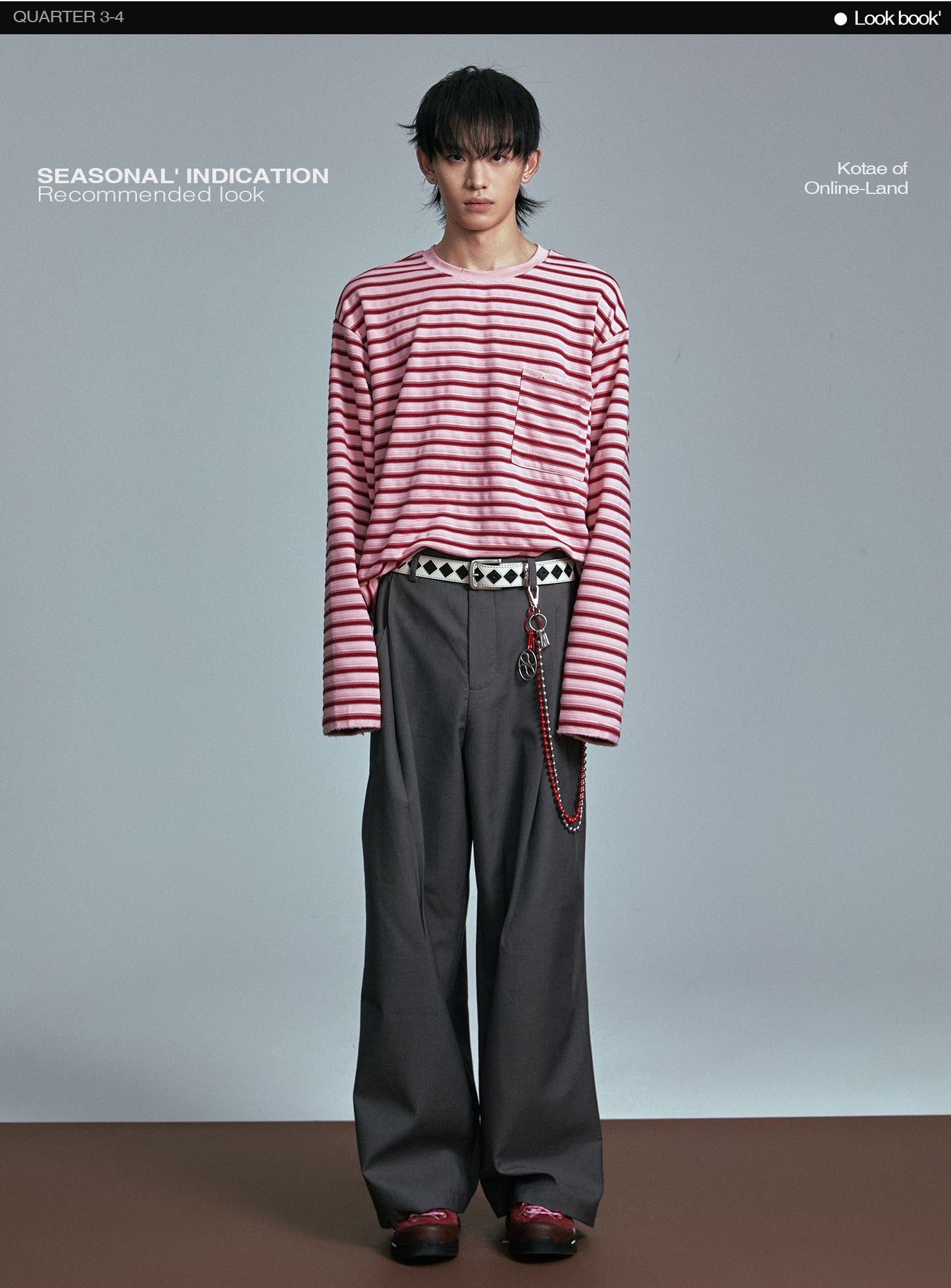 Casual Pleated Pants
