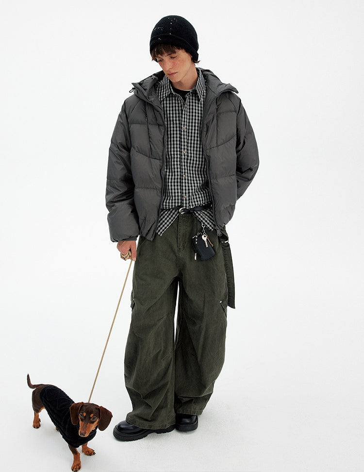 Casual Down Jacket with Hood