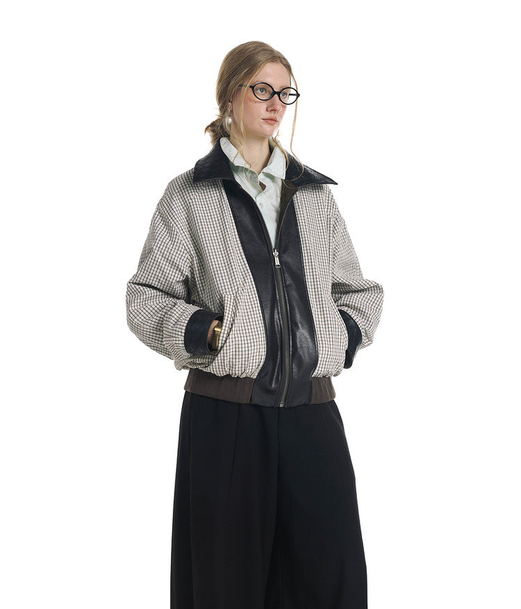 Reversible Oversized Woven Collar Jacket