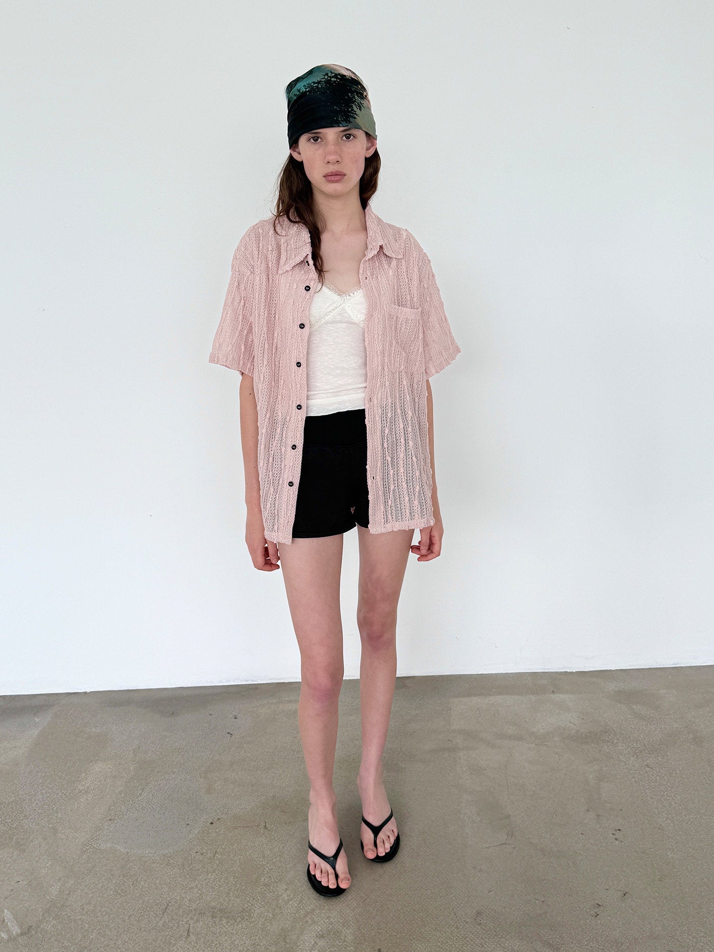 Hollow Crochet Shirt