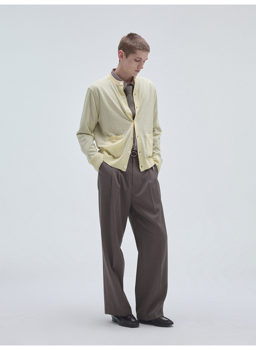 Classic Double-Tuck Casual Pants