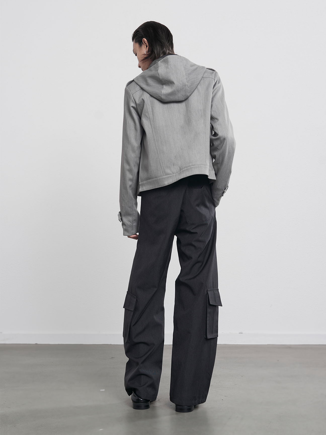 Casual jacket with hood