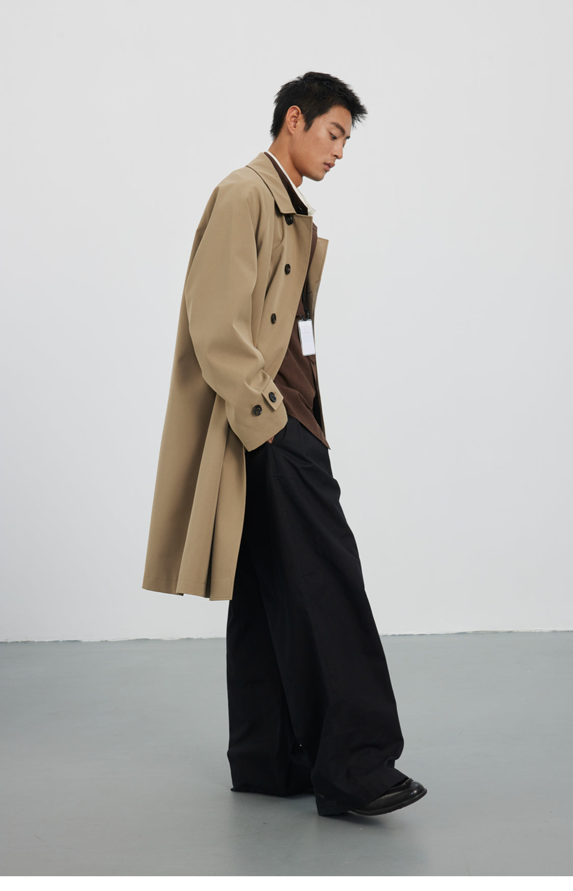 High-end mid-length coat