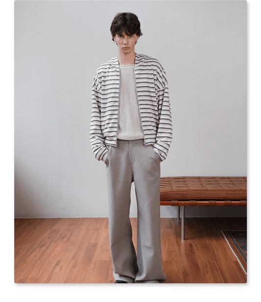 Zip-Up Hooded Sweatshirt