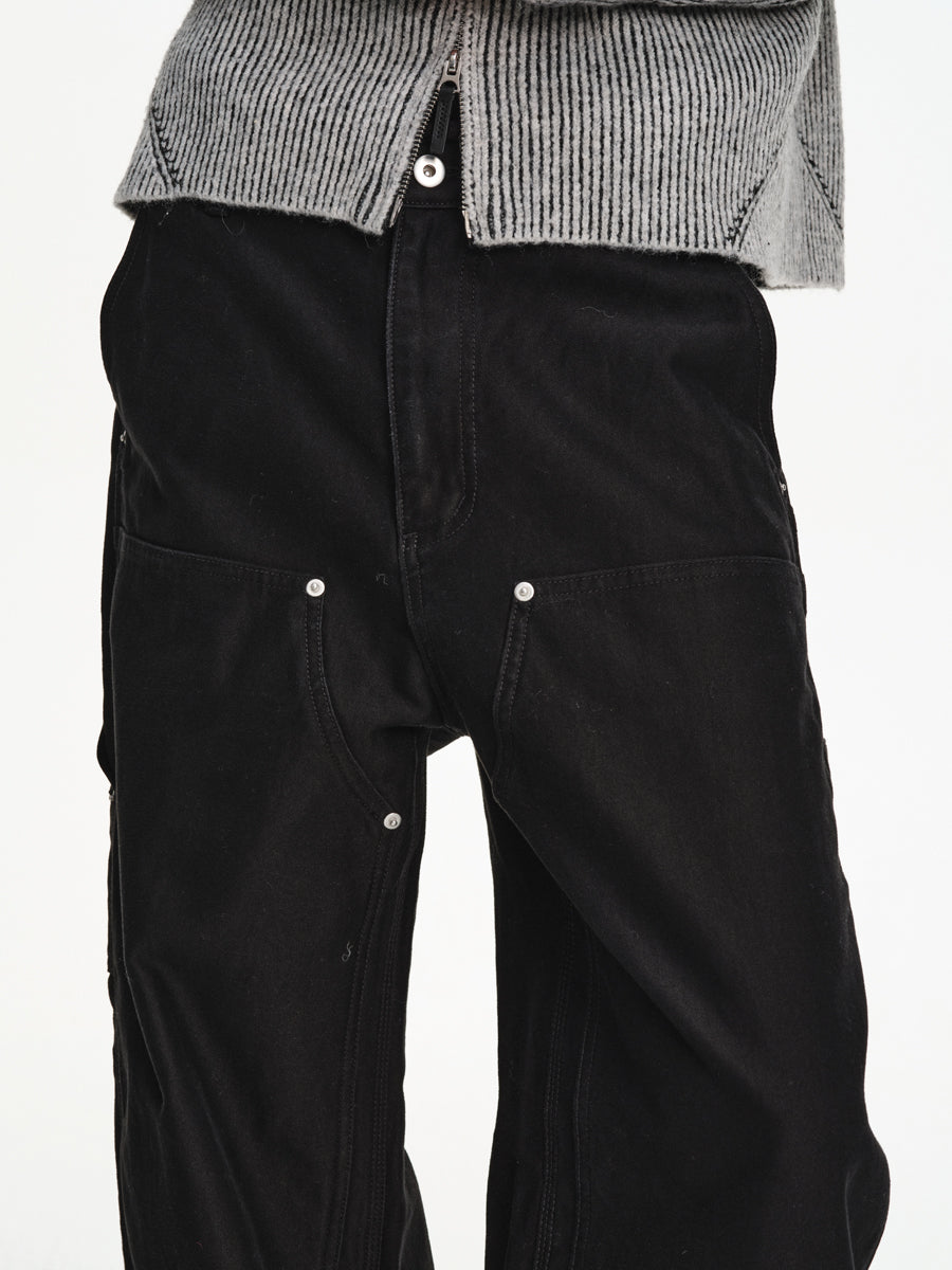 Straight-Leg Casual Pants