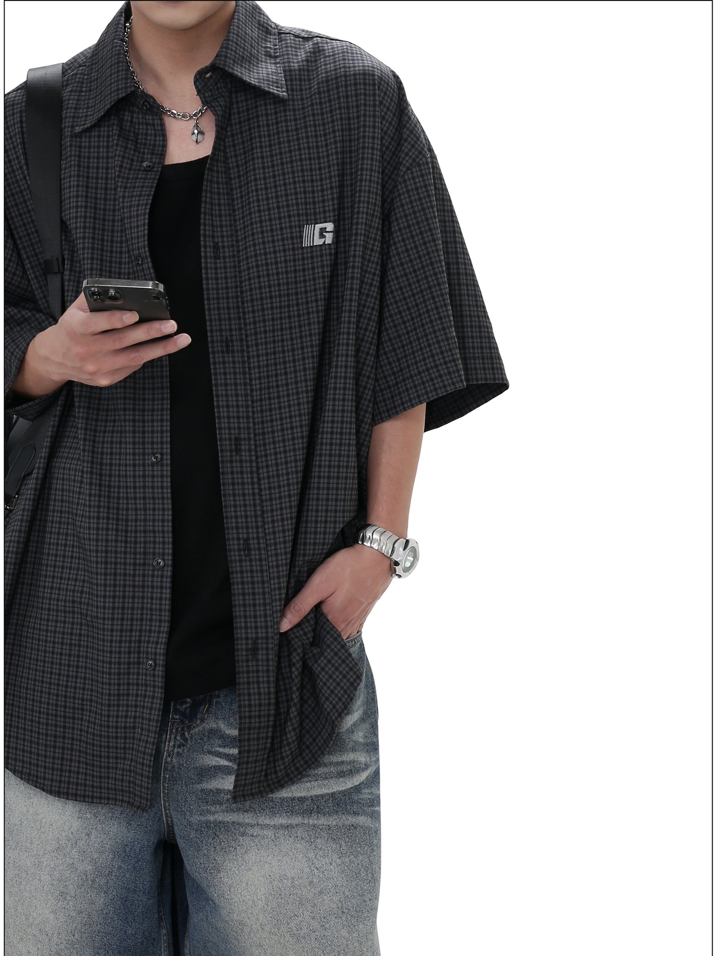 Loose casual drape shirt
