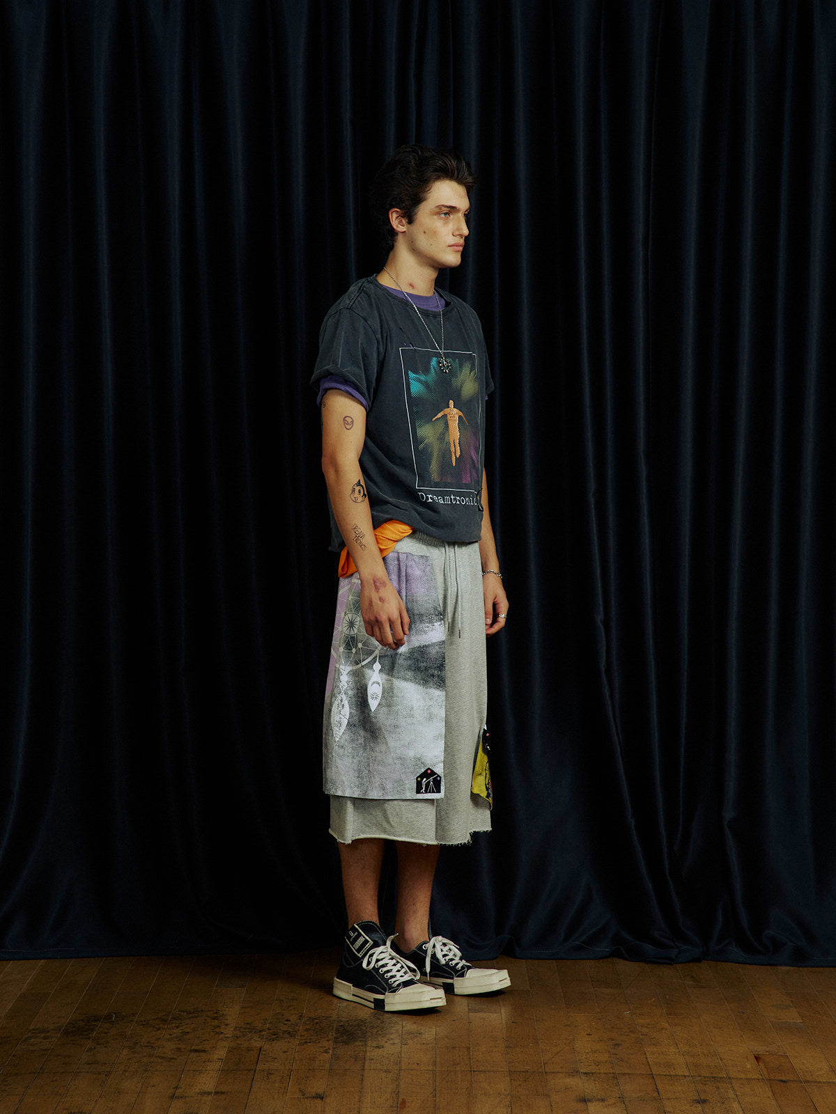 Drawstring Waist Shorts