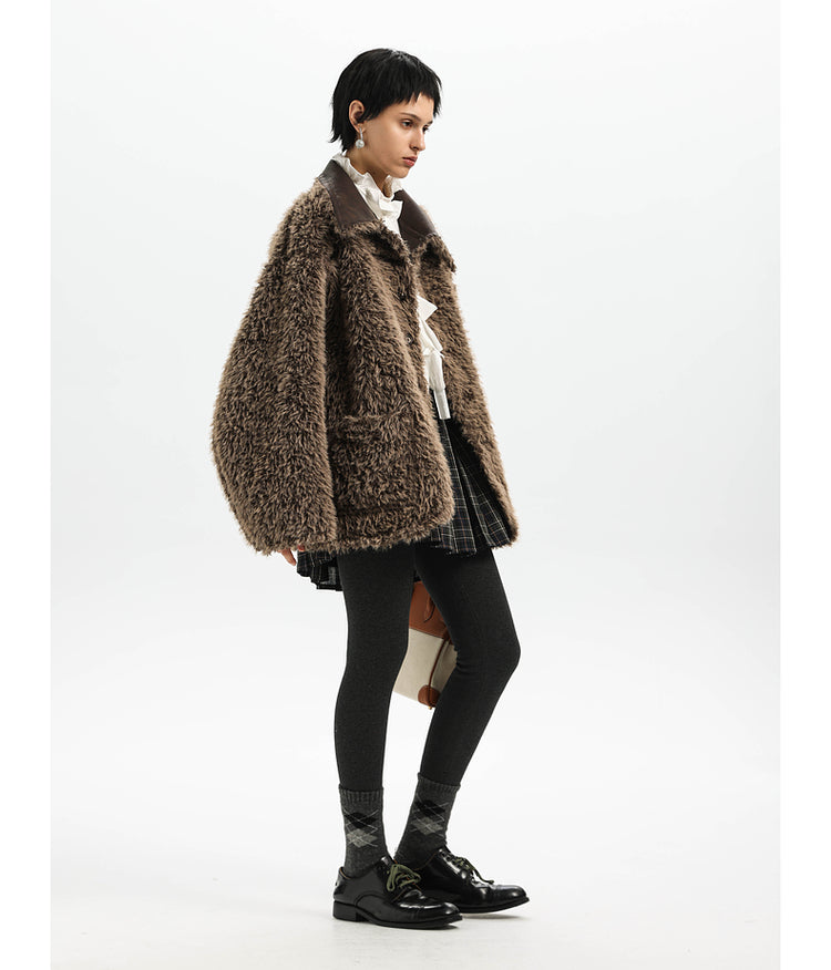 Reversible Faux Fur Jacket