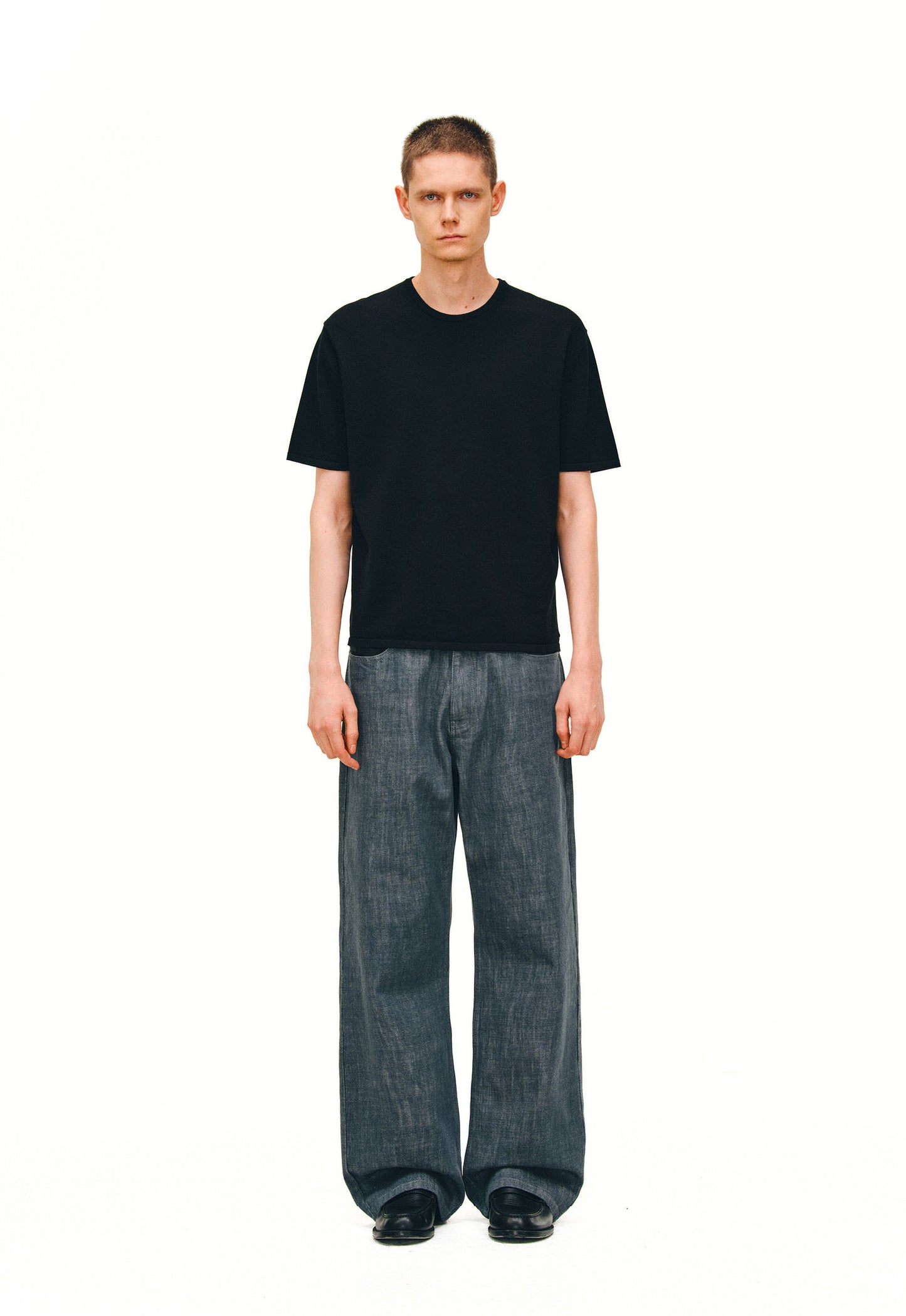 Cotton-Mulberry Silk T-Shirt