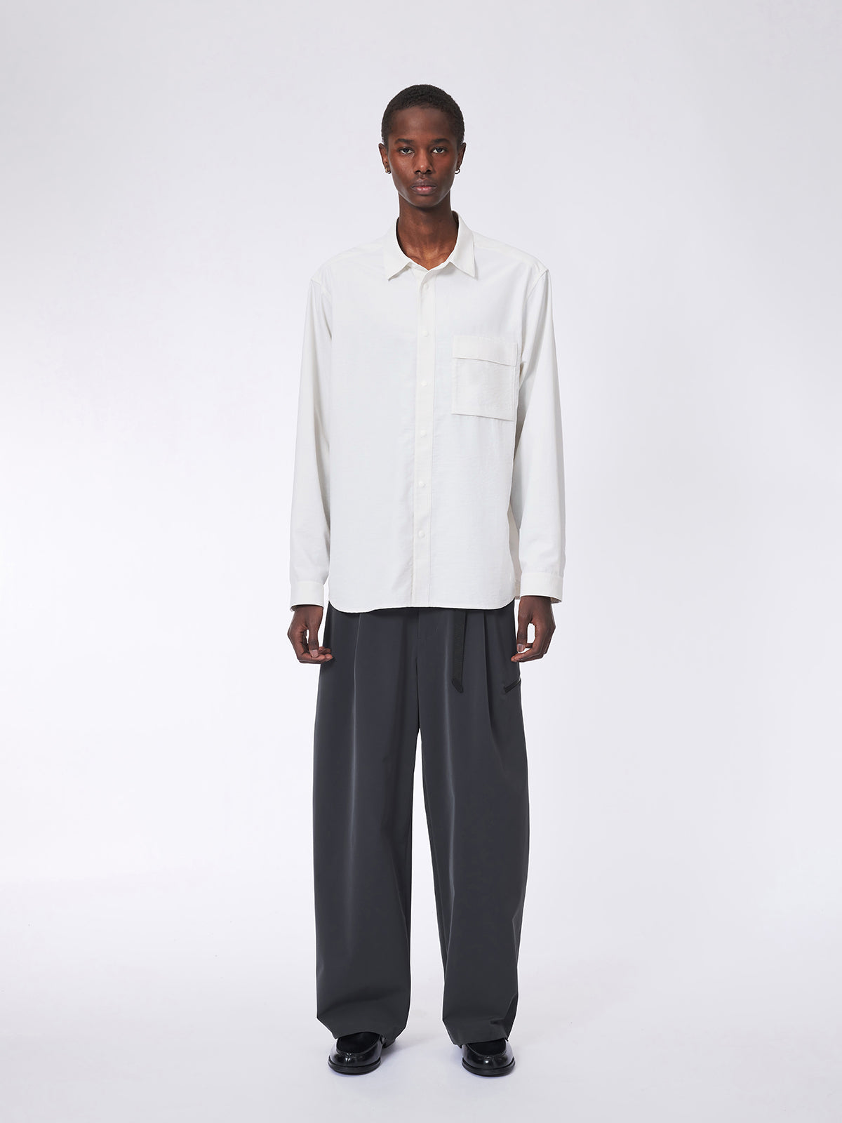 UV-cut wrinkle-resistant shirt