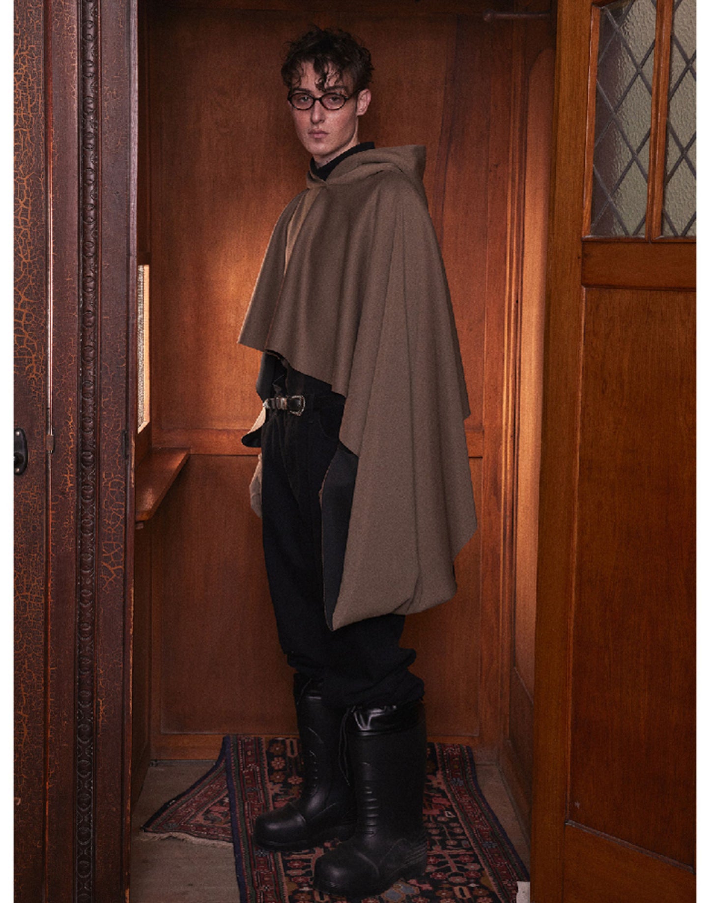 Original Globe Hooded Scarf