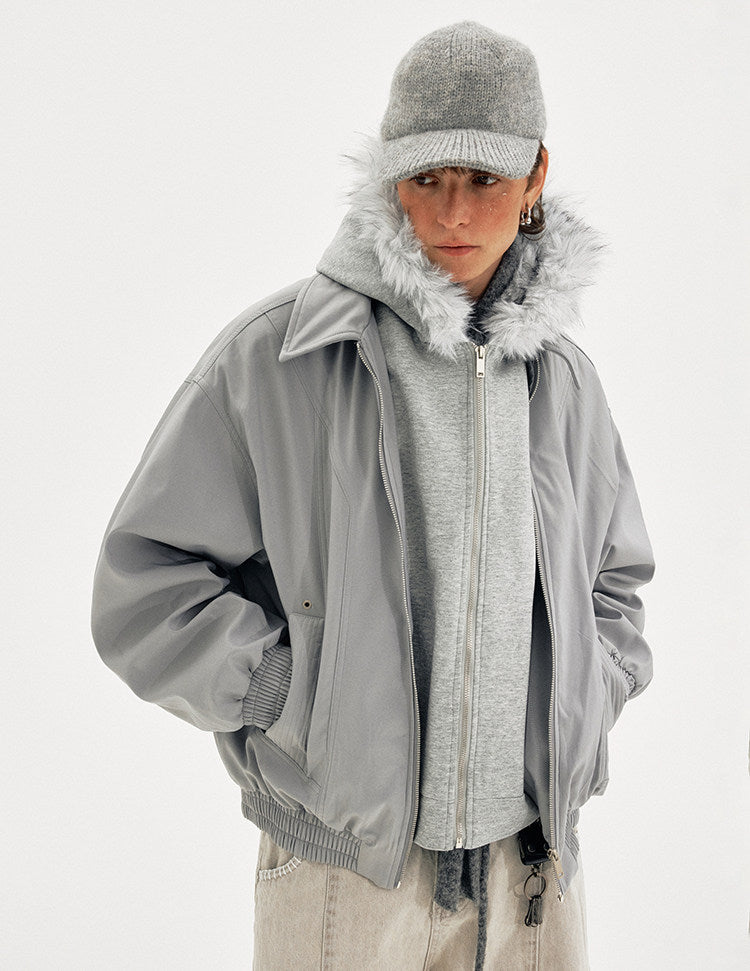 Faux Two-Piece Patchwork Jacket