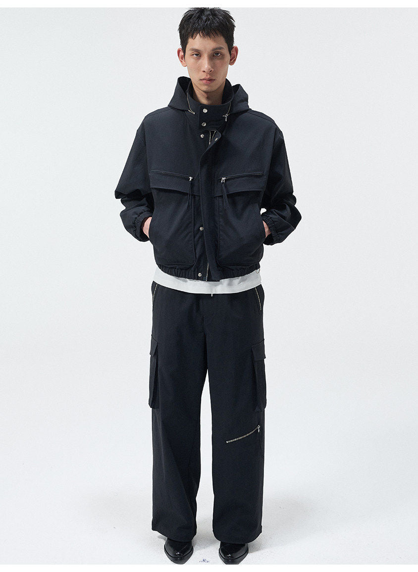 Short-length paratrooper jacket