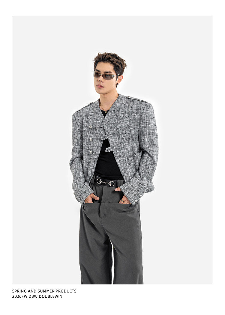 Vintage-Style Tweed Jacket