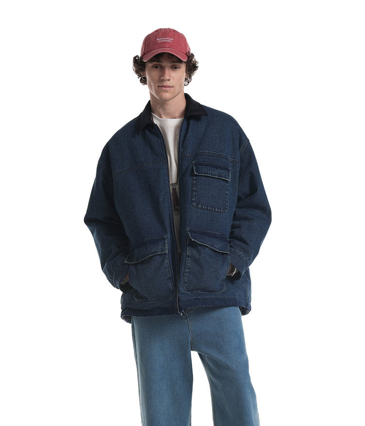 Reversible Workwear Heavyweight Denim Jacket